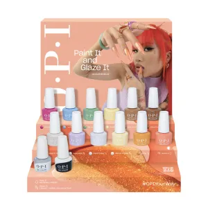 OPI GelColor Your Way Collection 14 Piece Chipboard Display