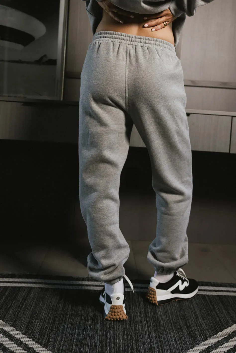 Out of Office Sweatpants in Heather Grey