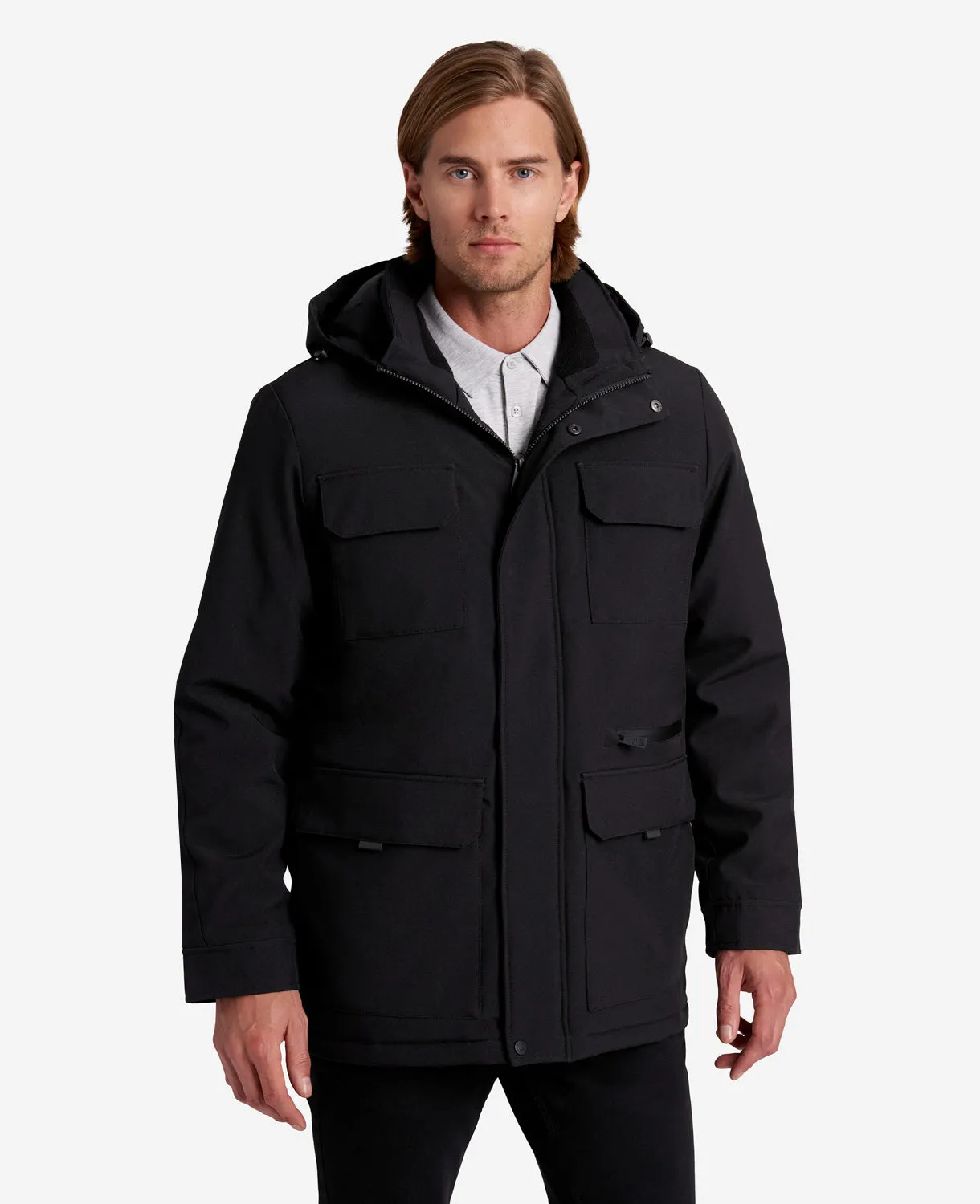 Oxford Utility Hooded Coat