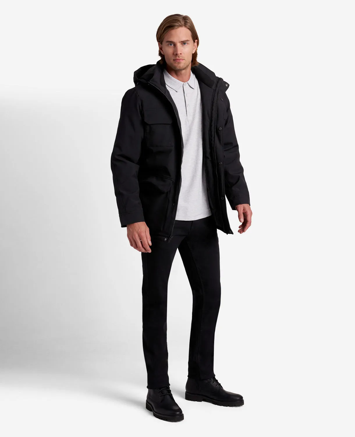 Oxford Utility Hooded Coat