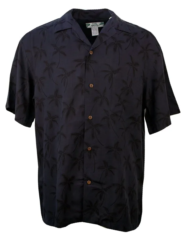 Palm Trees Mens Shirt in Black