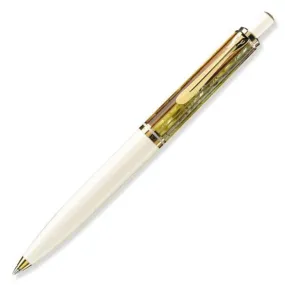 Pelikan Souveran K400 Ball Pen - White & Tortoiseshell