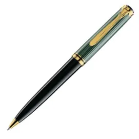 Pelikan Souveran K600 Ball Pen - Green with Gold Trim