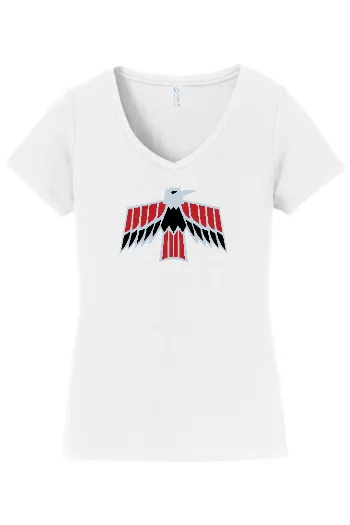 Pontiac 60's Firebird Ladies Short sleeve V-neck Gildan T-shirt