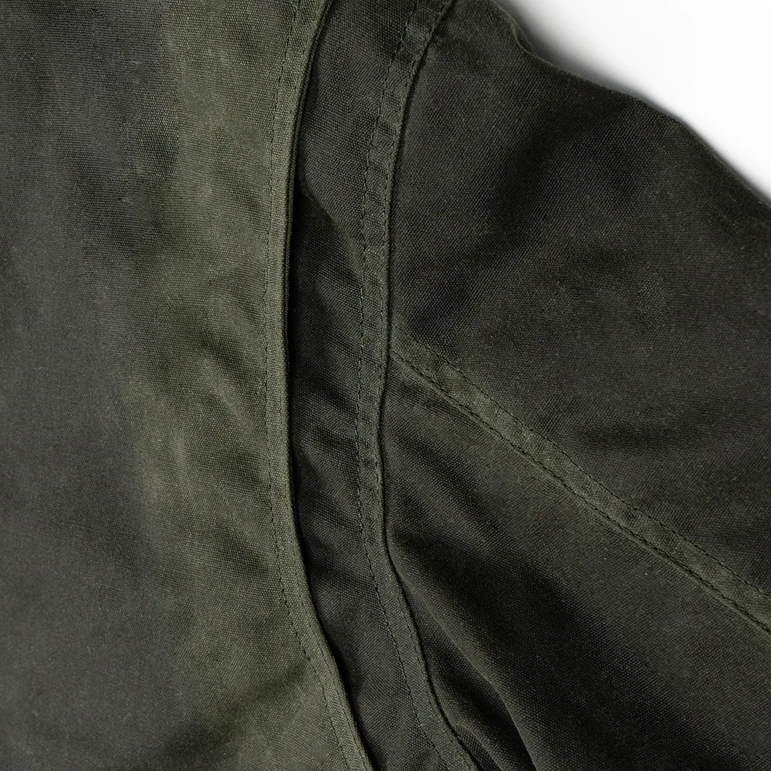 RANGER WAX CANVAS WORK JACKET - FOREST GREEN