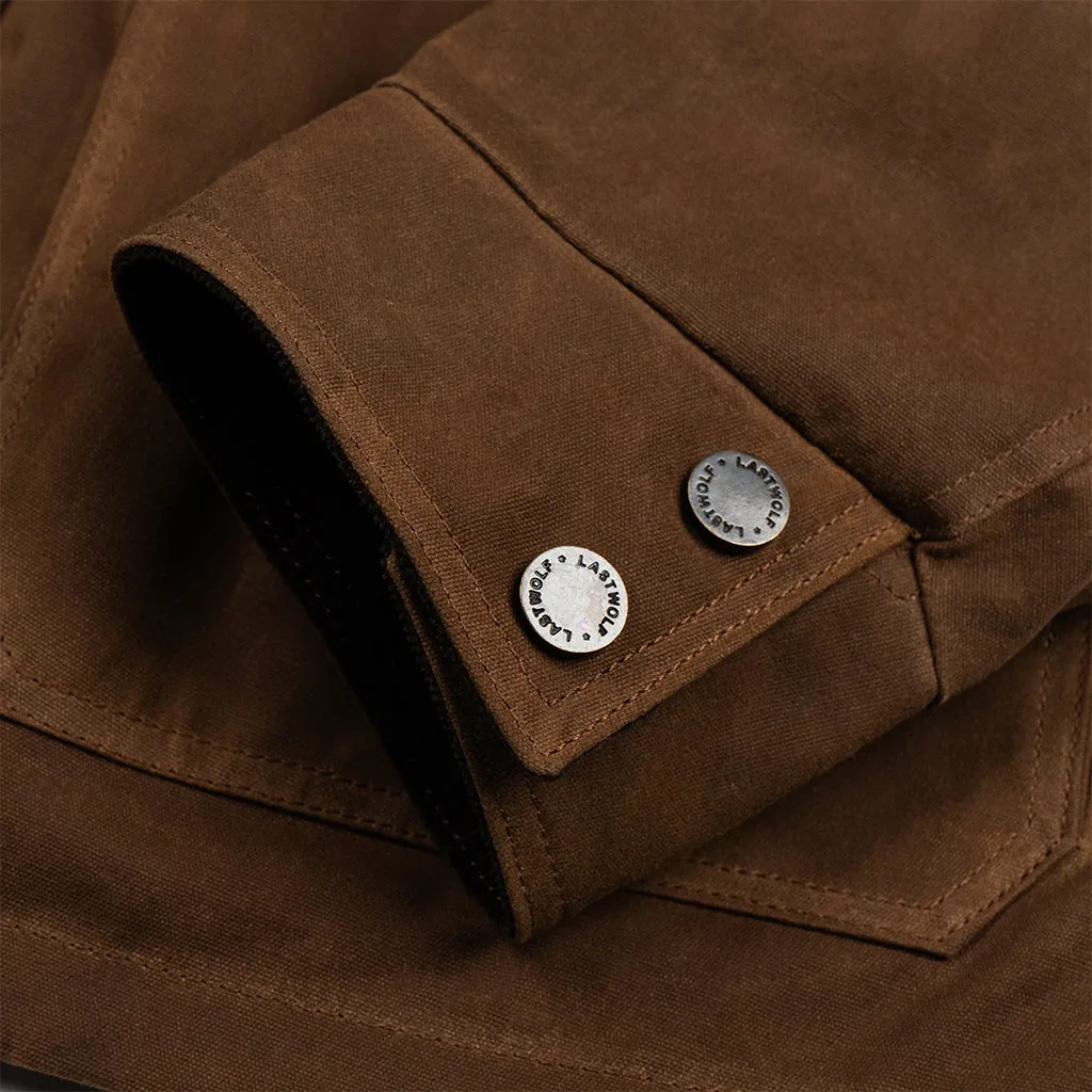 RANGER WAX CANVAS WORK JACKET - NUTMEG