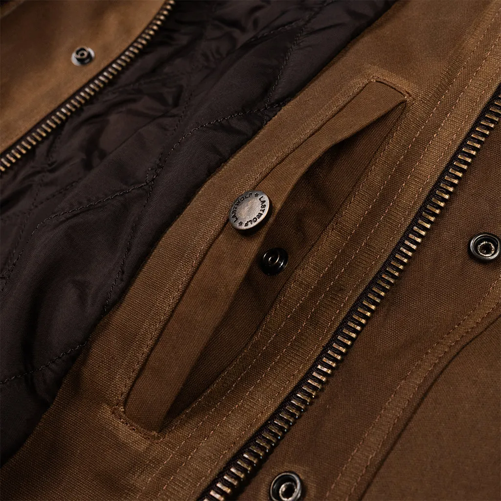 RANGER WAX CANVAS WORK JACKET - NUTMEG