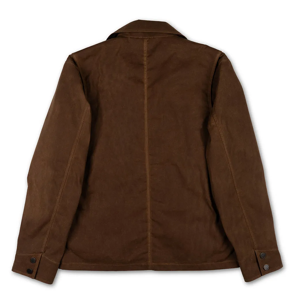 RANGER WAX CANVAS WORK JACKET - NUTMEG