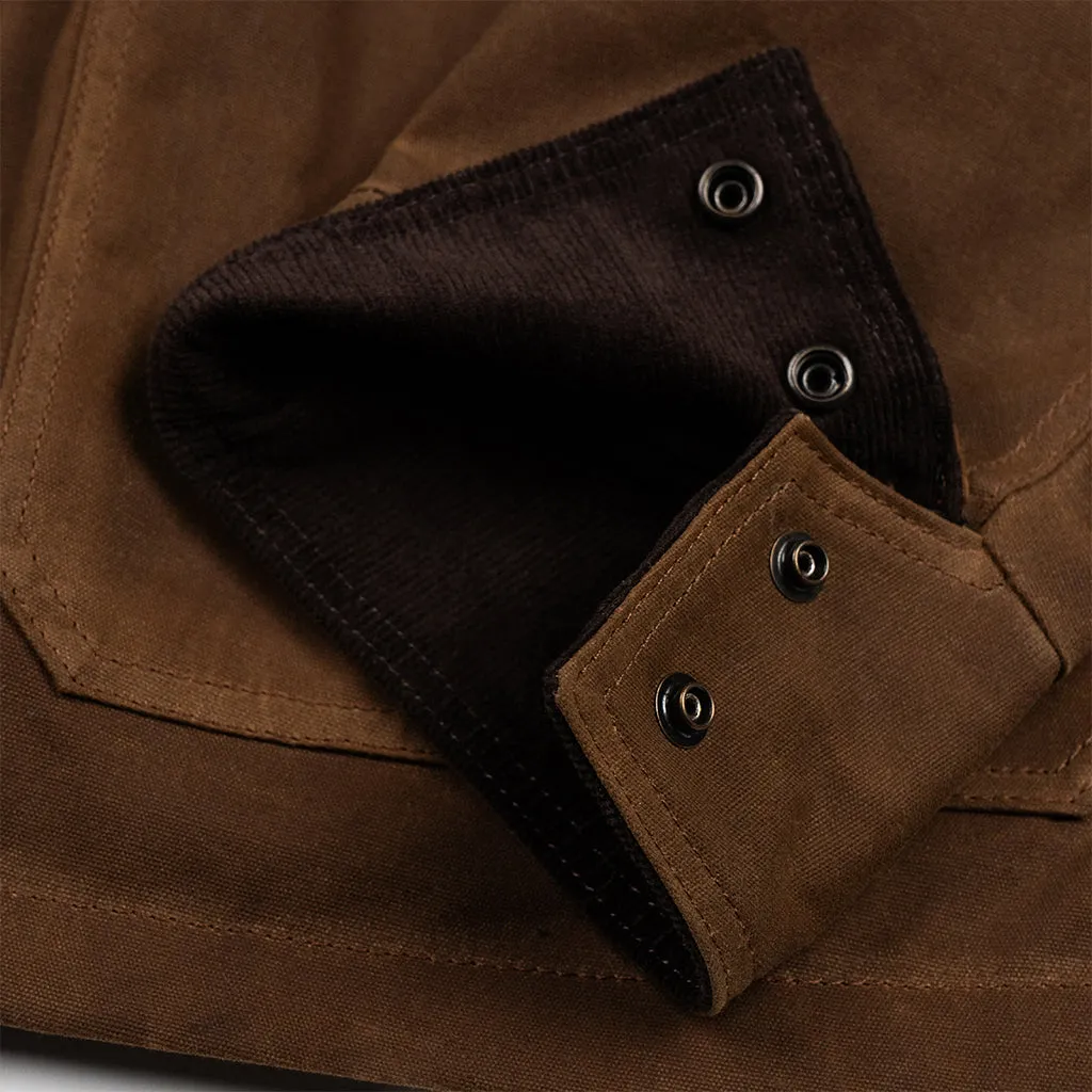 RANGER WAX CANVAS WORK JACKET - NUTMEG