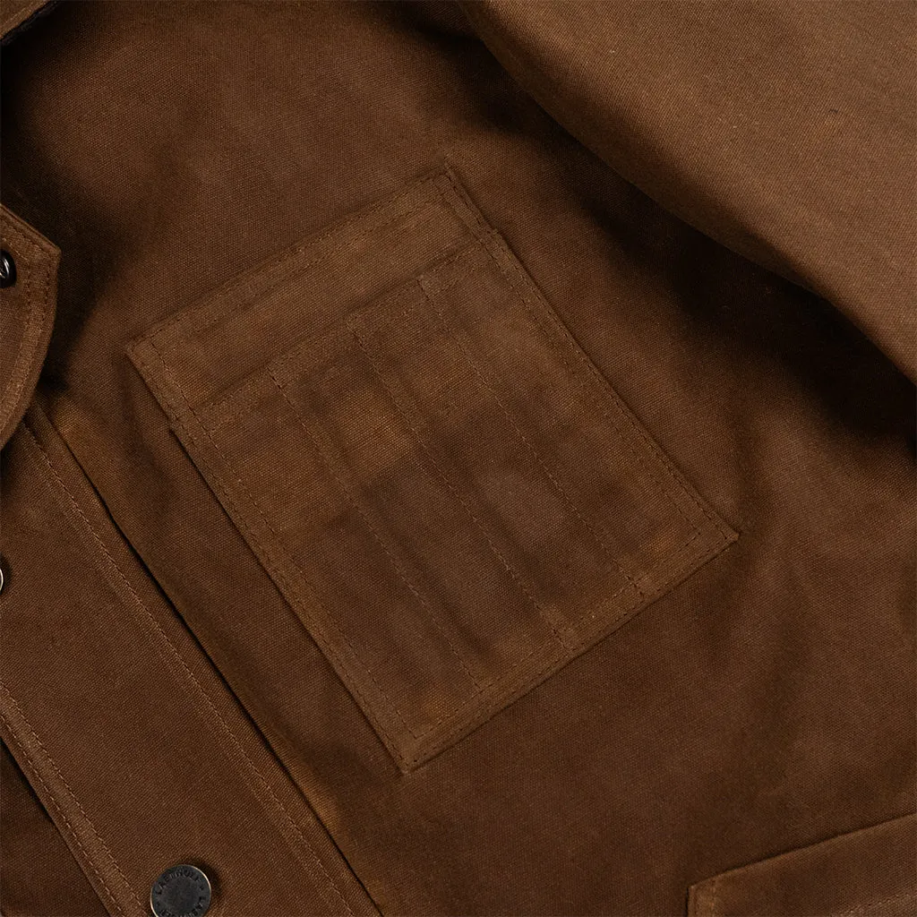 RANGER WAX CANVAS WORK JACKET - NUTMEG