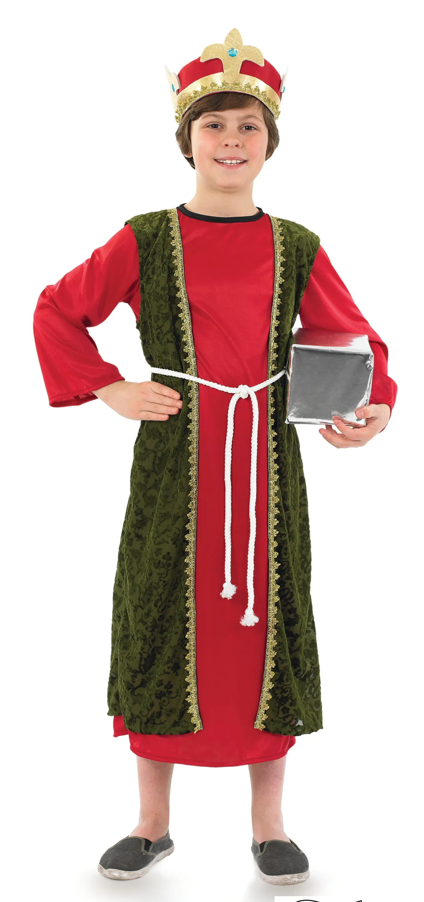 Red Wise Man Balthazar Costume Boys