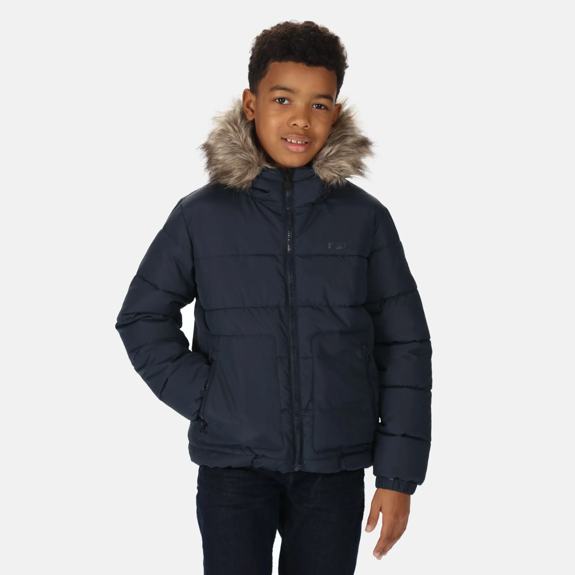 Regatta Kids' Parkes Fur Trim Parka