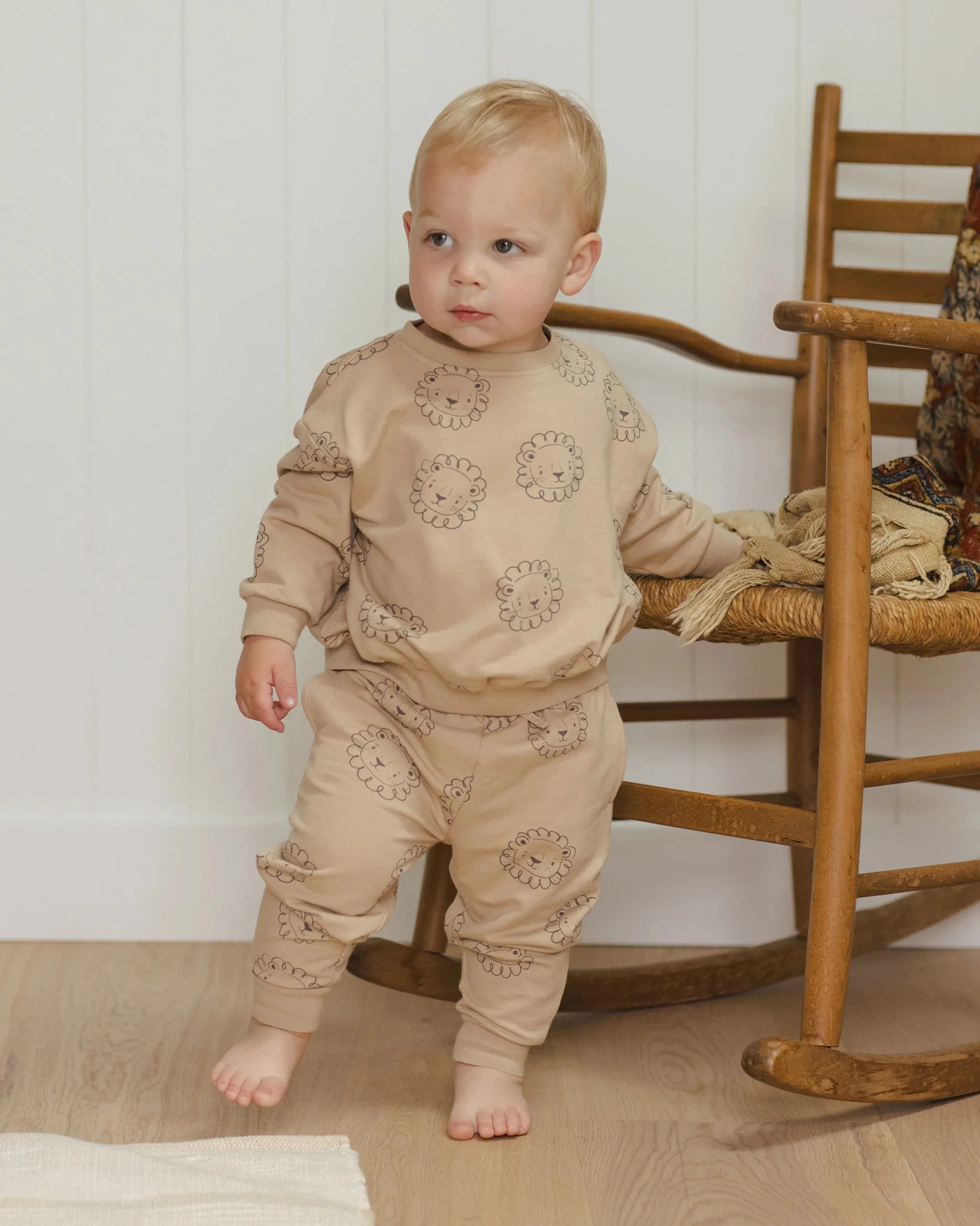 Relaxed Fleece Sweatpant - Lions *ONE LEFT - 0/3m*