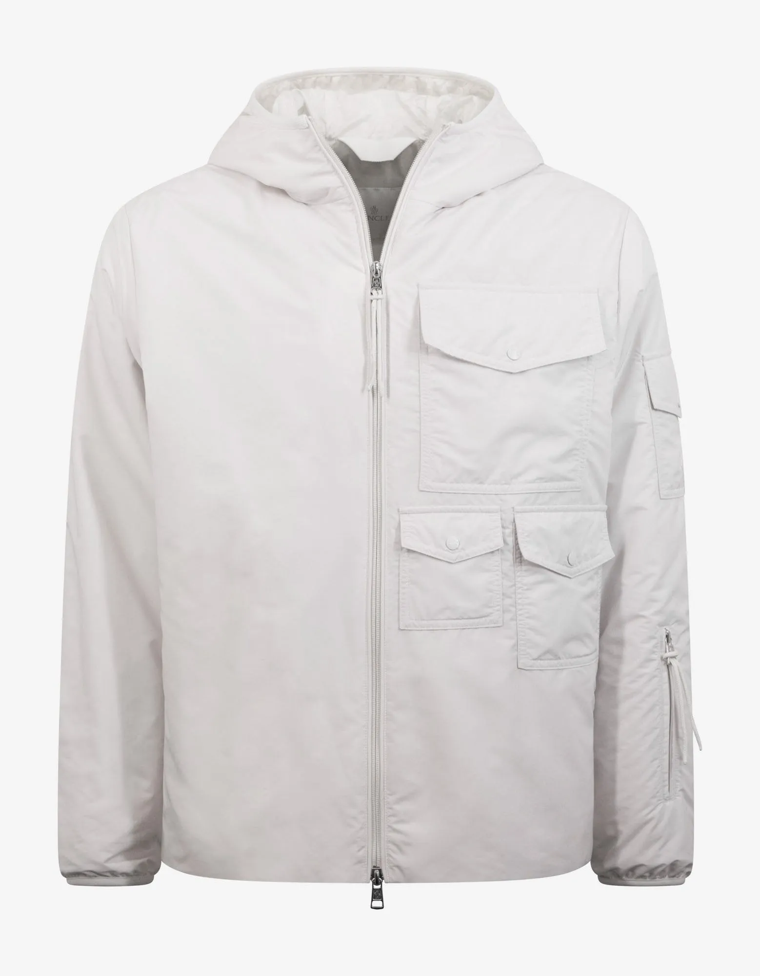 Rila White Nylon Down Jacket