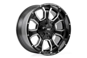 Rough Country 93 Series Wheel | One-Piece | Matte Black | 20x10 | 8x6.5 | -18mm | 1988-2000