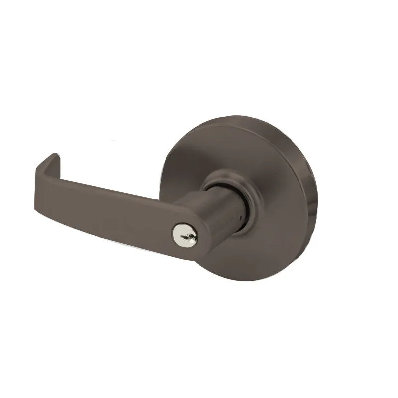 Sargent 28-C-LL Classroom Function Lever Exit Device Trim, L-Rose, L-Lever, LA Keyway, Keyed Random, [2] Keys, For 30 Series Exit Devices