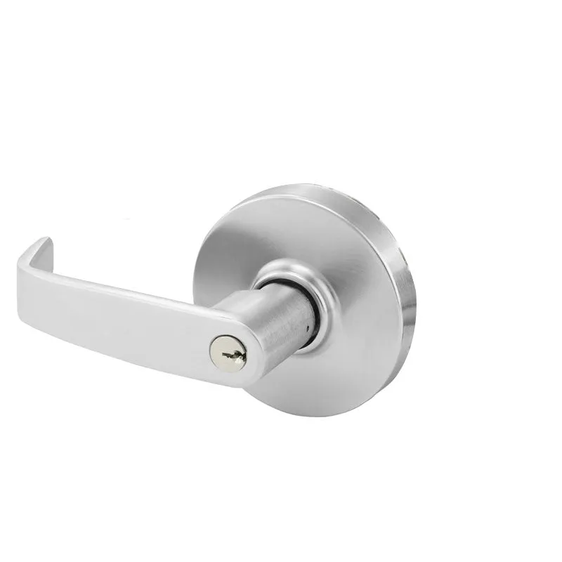 Sargent 28-C-LL Classroom Function Lever Exit Device Trim, L-Rose, L-Lever, LA Keyway, Keyed Random, [2] Keys, For 30 Series Exit Devices