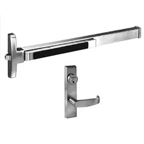 Sargent 8504-F-ETL Narrow Stile Rim Exit Device, Night Latch Function, 33"-36" Bar, ETL Trim