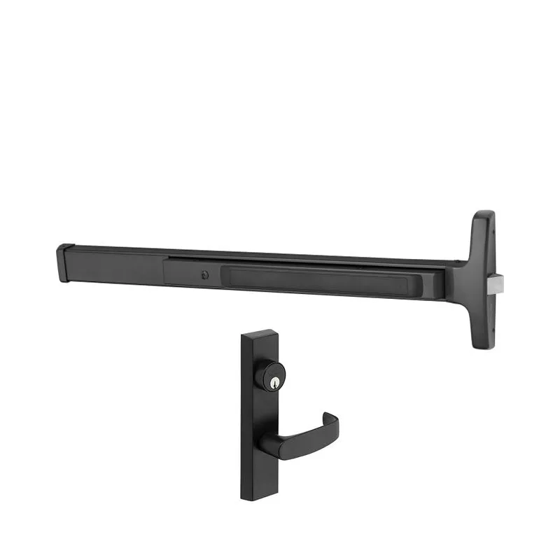 Sargent 8504-F-ETL Narrow Stile Rim Exit Device, Night Latch Function, 33"-36" Bar, ETL Trim