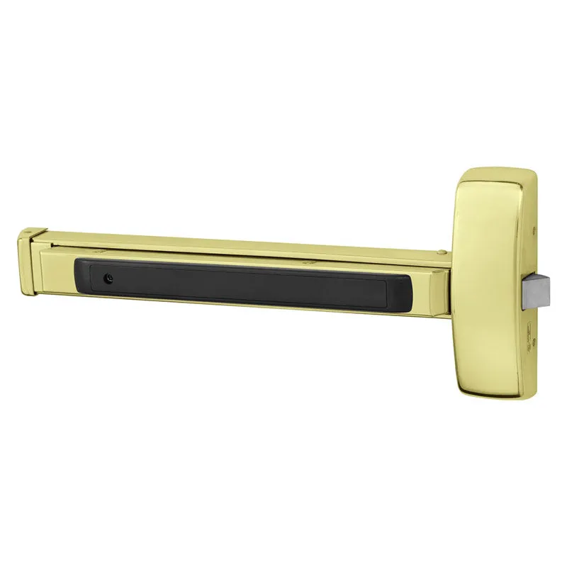 Sargent 8888-E Rim Exit Device, Multi-Function, Wide Style Push Pad, Exit Only, 24-32" Bar, Field Reversible, Grade 1, Non-Handed