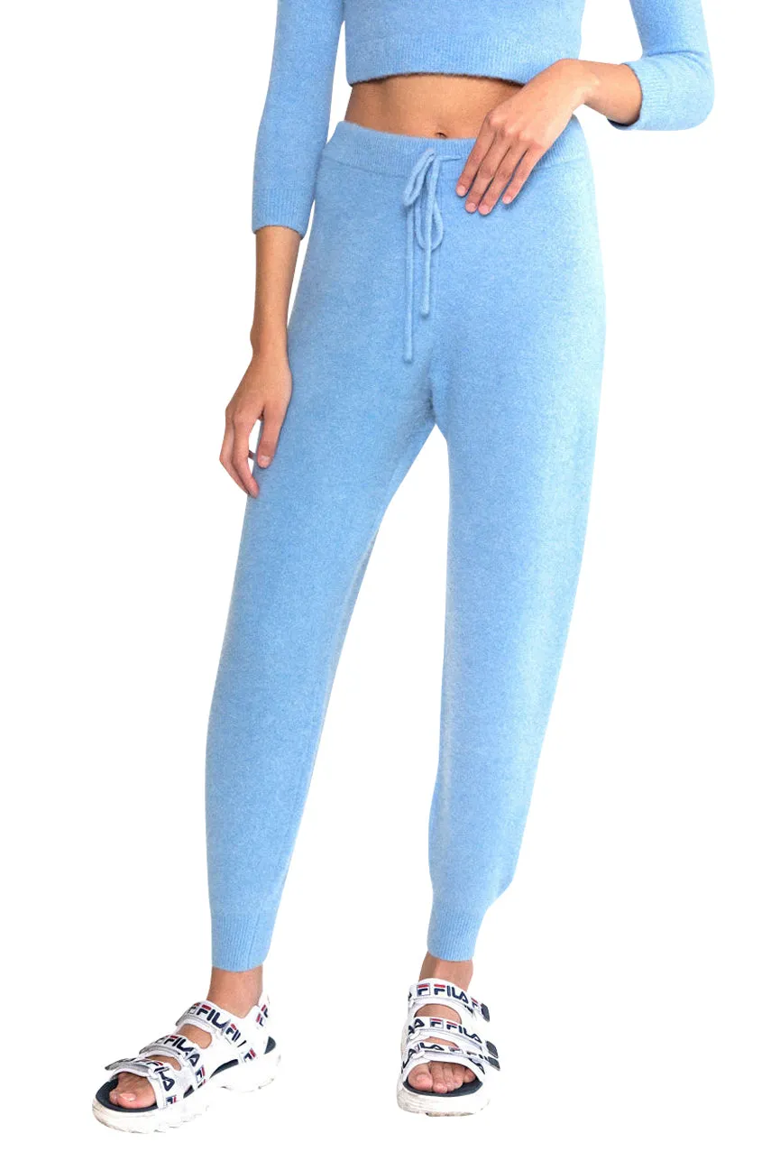 Sky Blue Cuddle Cashmere Joggers