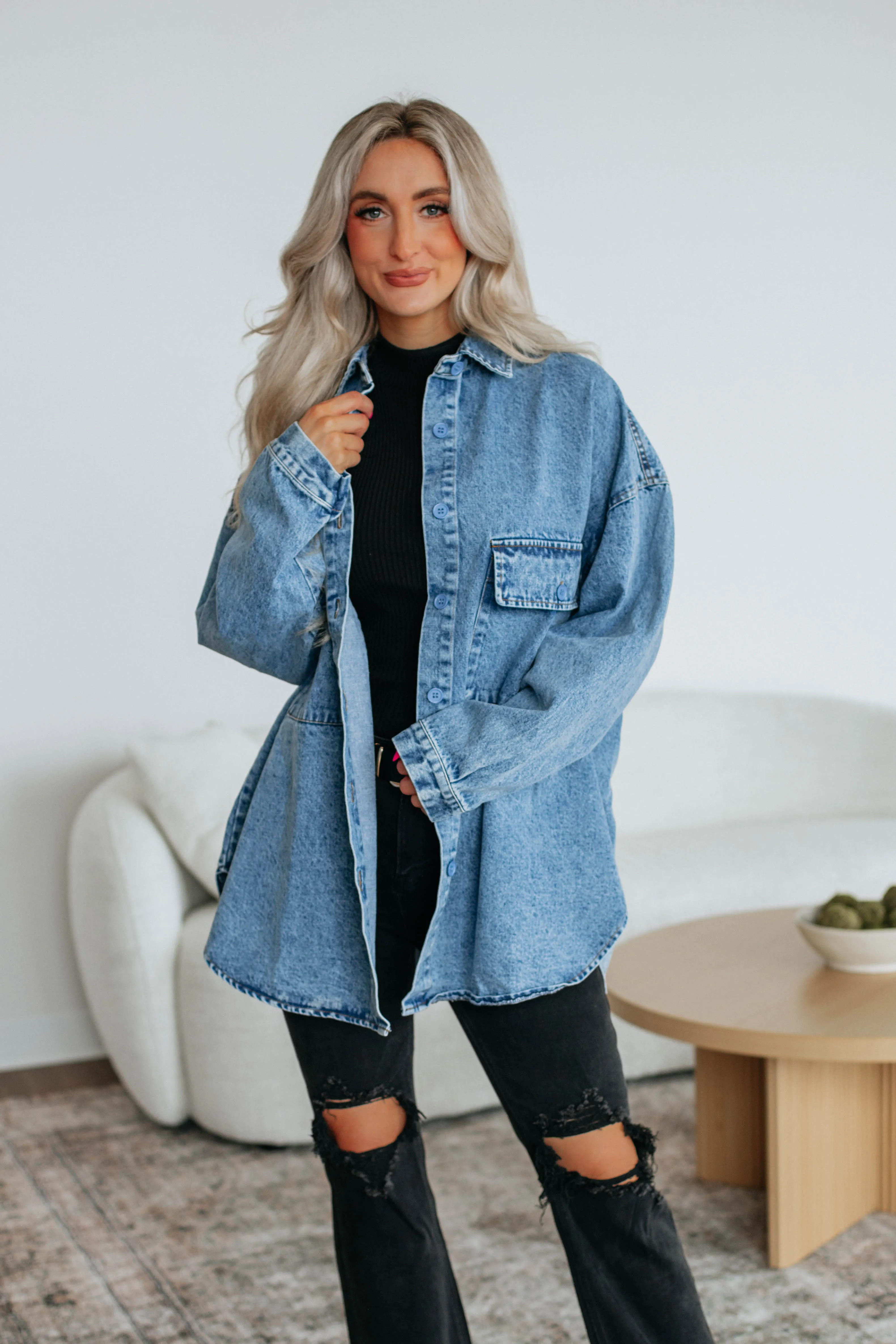 Skylee Oversized Shacket