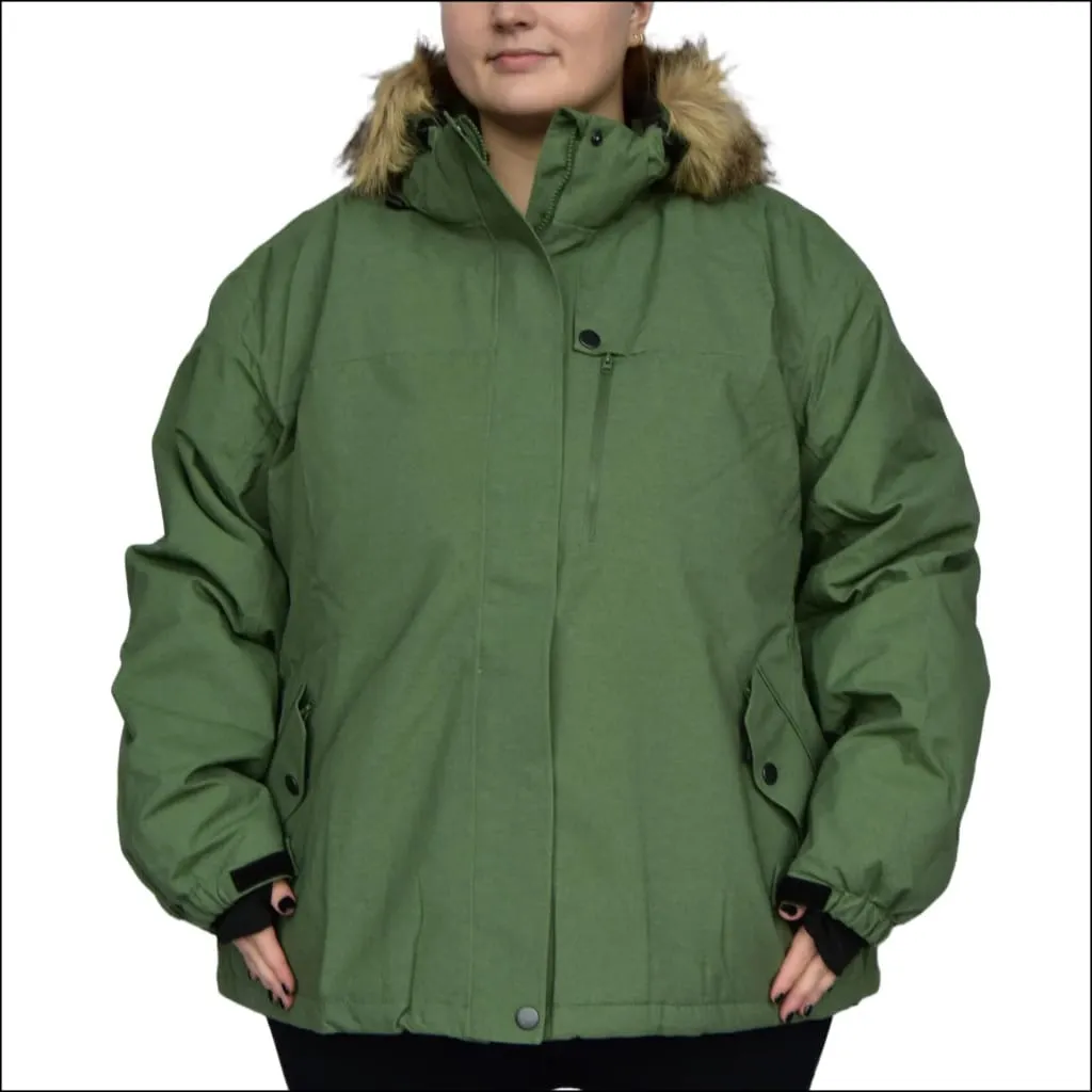 Snow Country Outerwear Women’s Plus Size Fortress Winter Snow Ski Coat Jacket 1X-6X