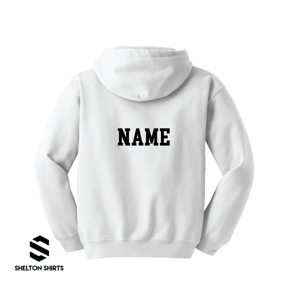 Softball Mom Messy Bun Hoodie