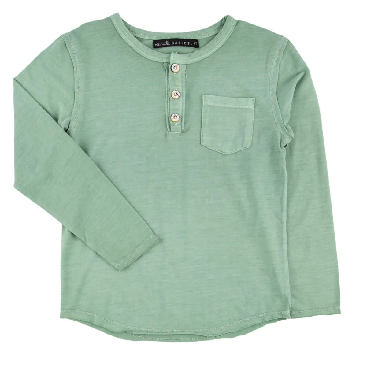 Spruce Button Henley