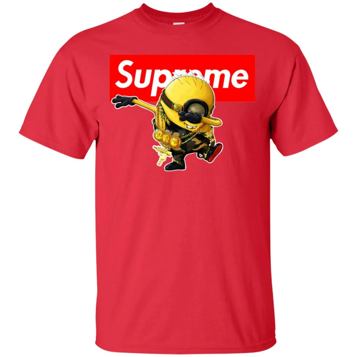 Supreme Minion T-shirt Trending Men Cotton T-Shirt