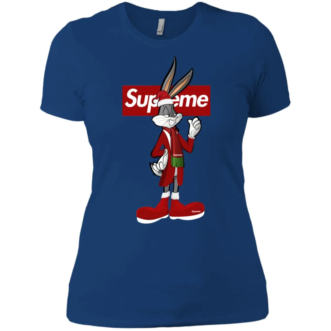 Supreme Rabbit Party T-shirt Women Cotton T-Shirt