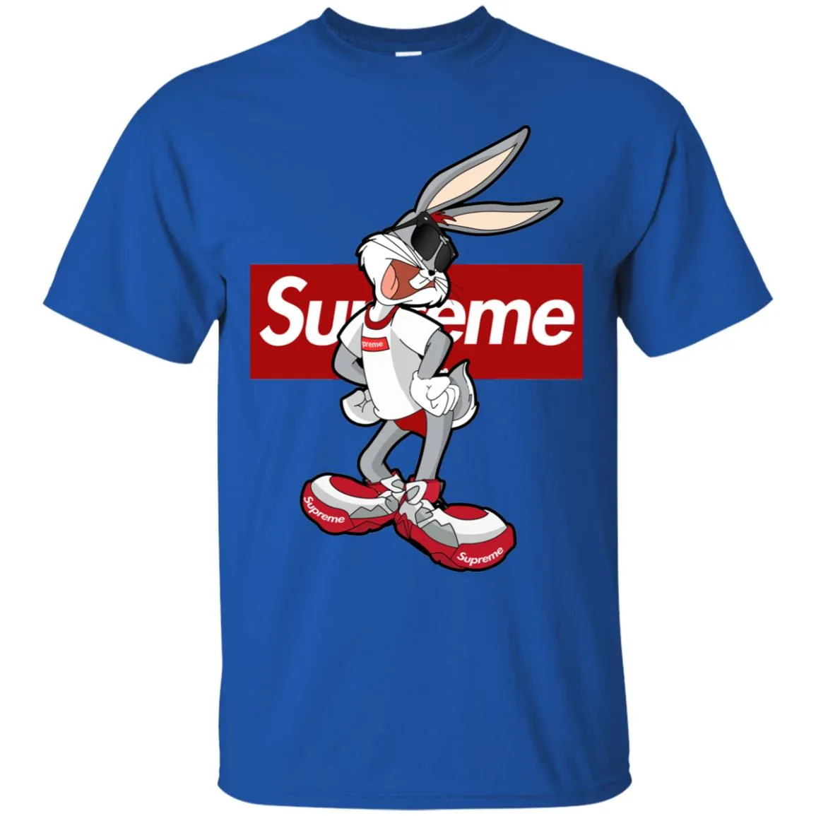 Supreme Rabbit T Shirt Men Cotton T-Shirt