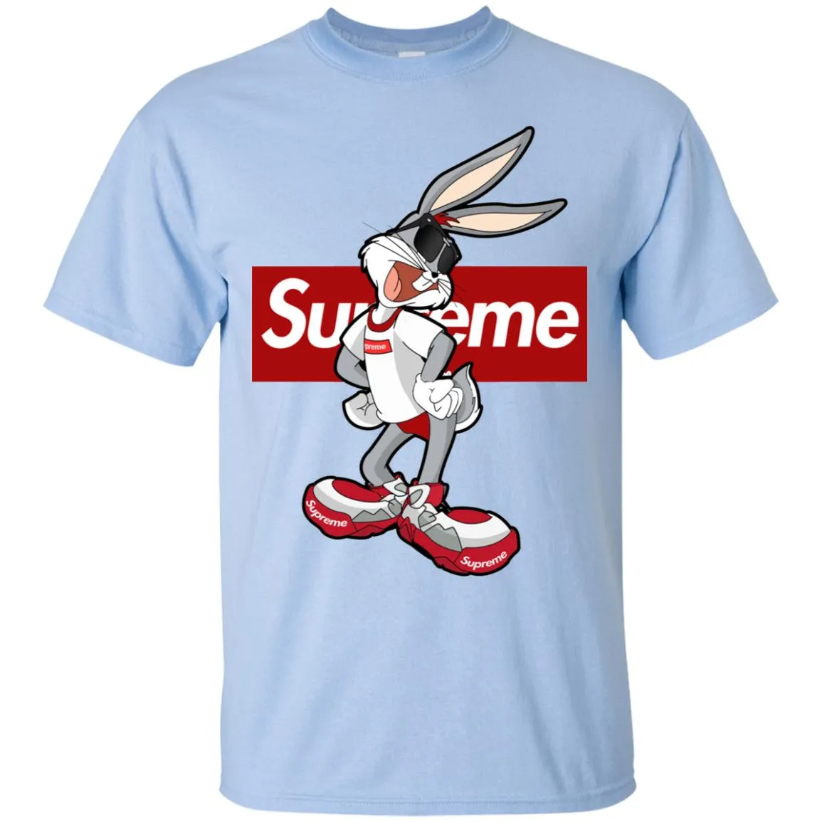 Supreme Rabbit T Shirt Men Cotton T-Shirt