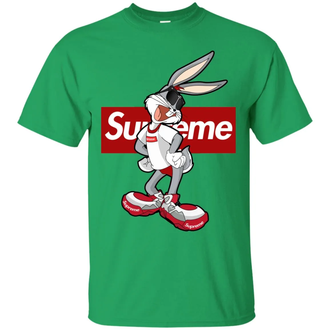 Supreme Rabbit T Shirt Men Cotton T-Shirt