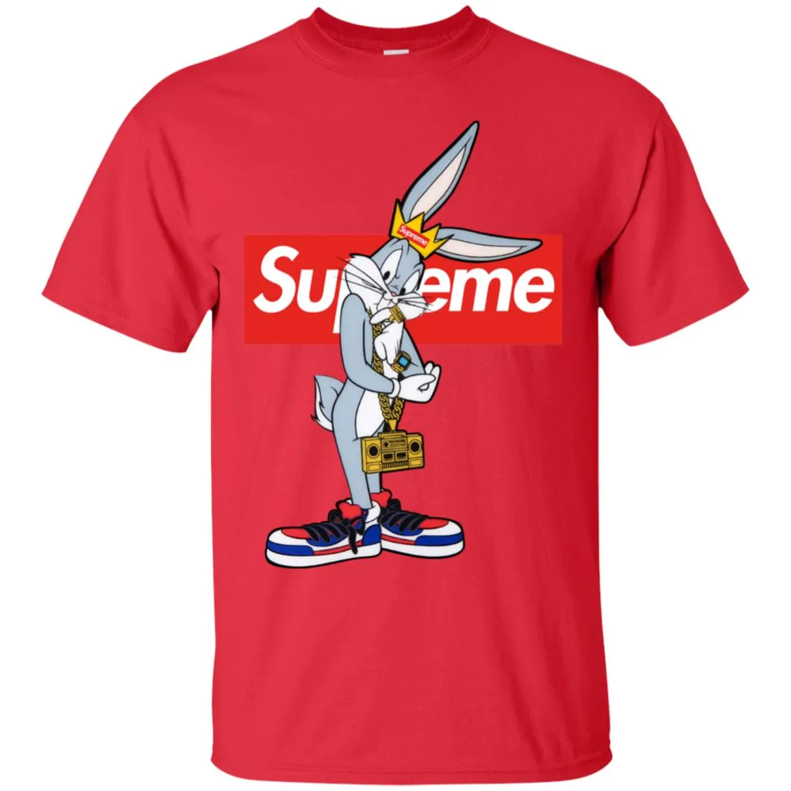 Supreme Rabbit Trending T-shirt Men Cotton T-Shirt