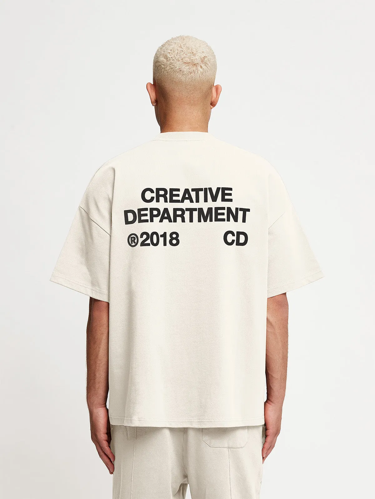 T-SHIRT CREATIVE DEPT - CREAM