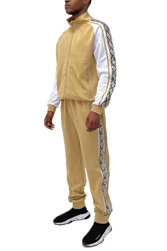 TEEK - Mens Snake Print Track Suit