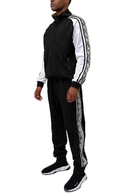 TEEK - Mens Snake Print Track Suit