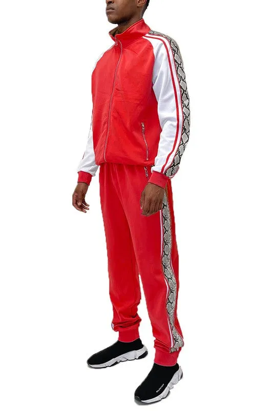 TEEK - Mens Snake Print Track Suit