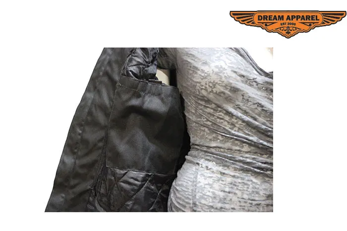 Textile Leather Jacket