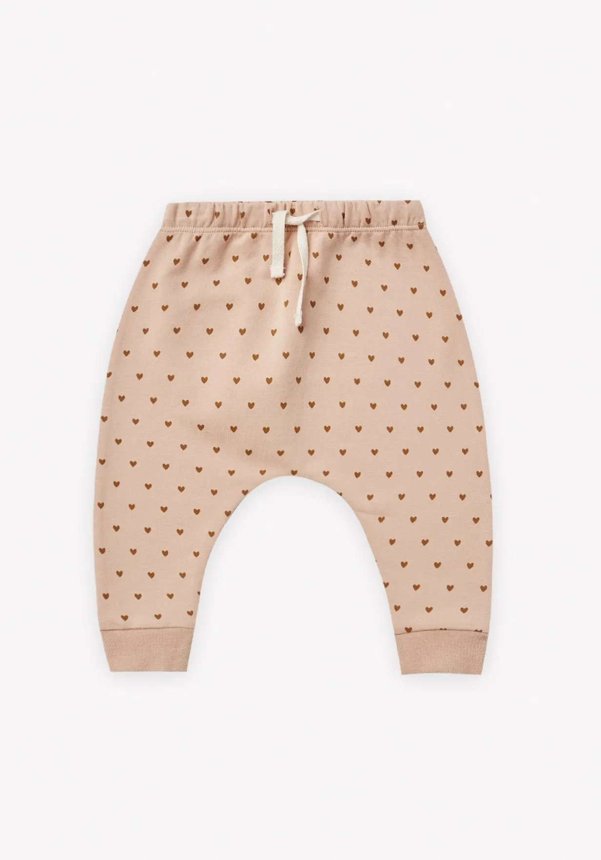 The Fleece Sweatpants by Quincy Mae - Hearts - KIDS