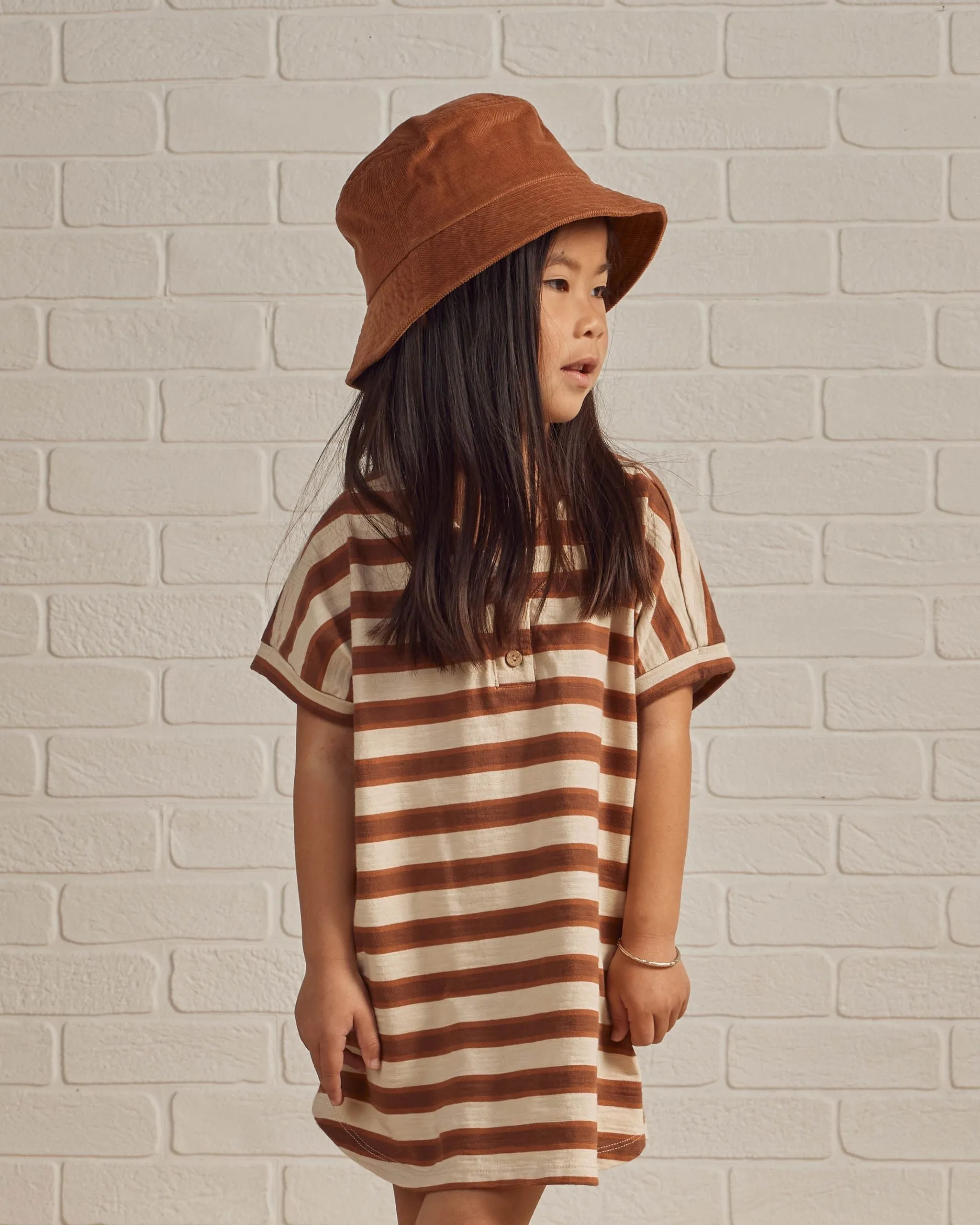 The Henley Shirt Dress by Rylee   Cru - KIDS