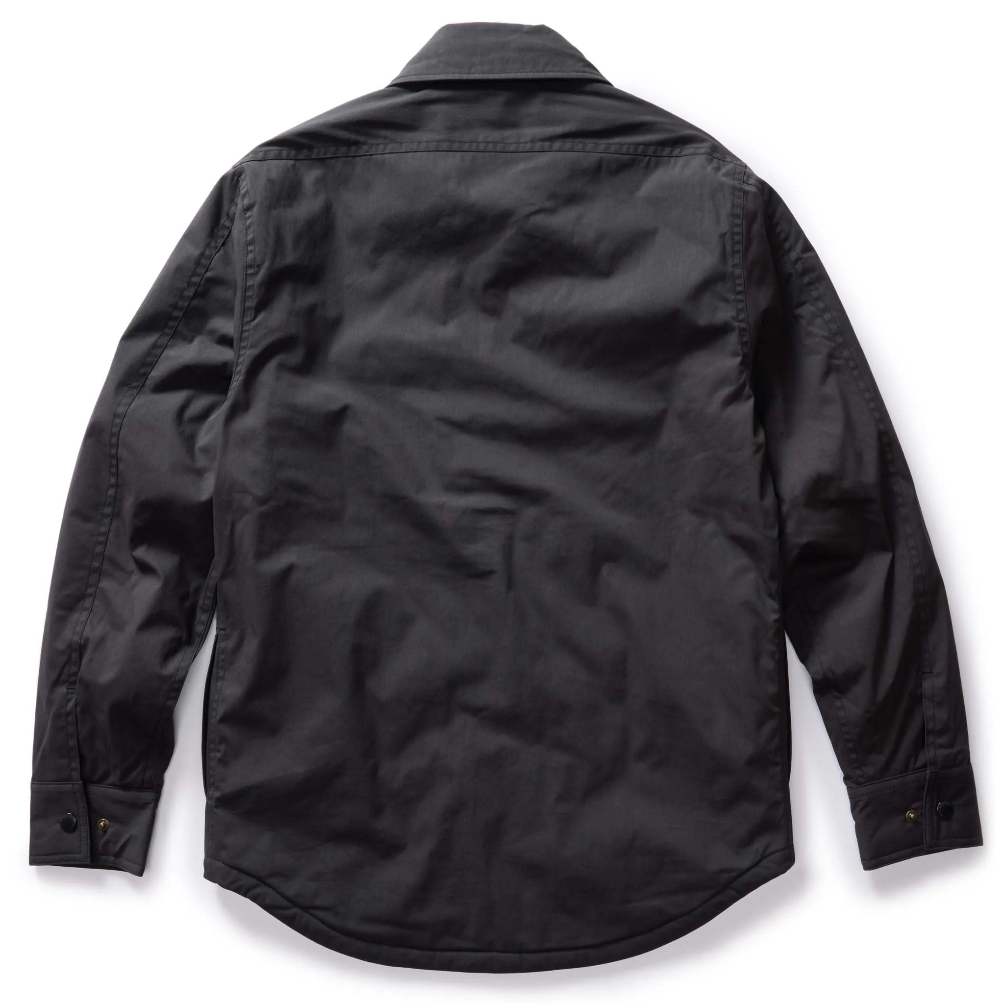 The Lined Maritime Shirt Jacket in Coal