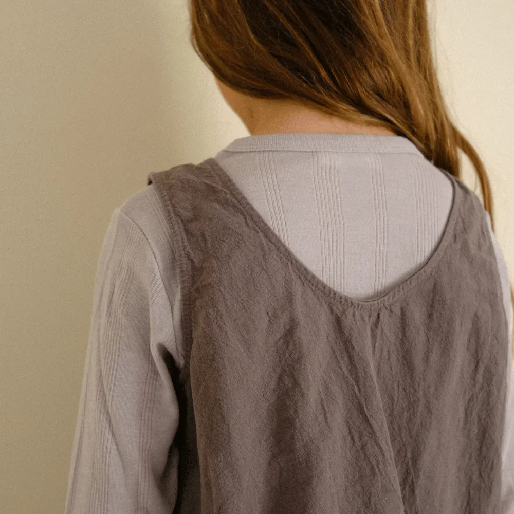 Tothemoon ☾ - Shirt - Long sleeve - Wool & silk - Needle pattern - Dove