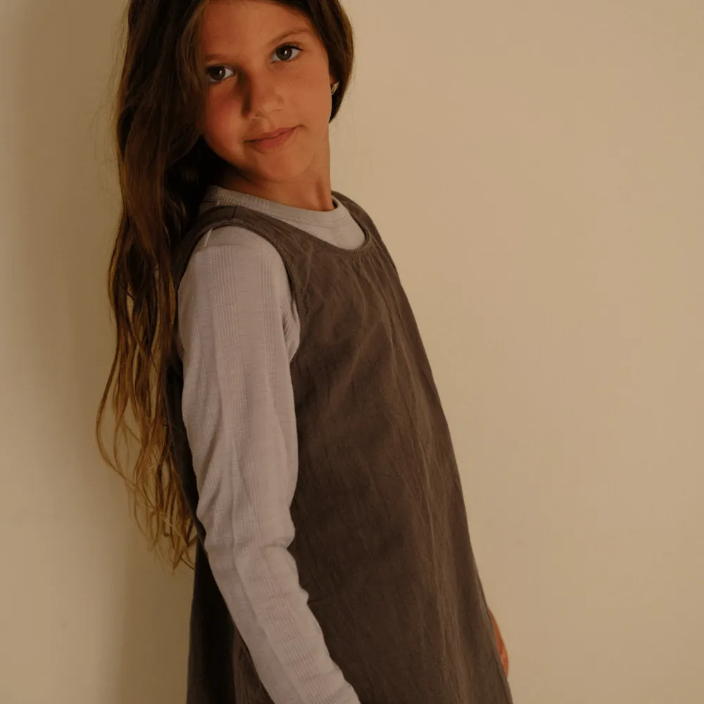 Tothemoon ☾ - Shirt - Long sleeve - Wool & silk - Needle pattern - Dove