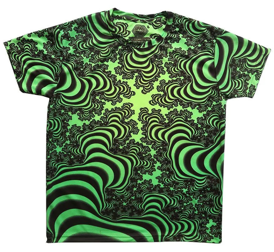 UV Sublime S/S T : Lime Valley Fractal