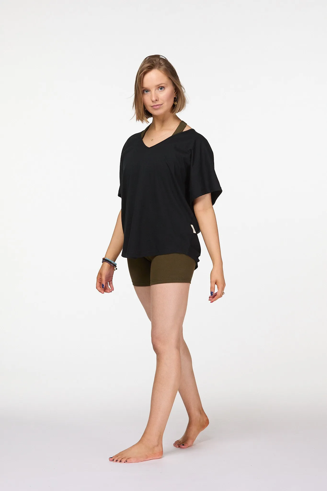 V-Neck T-Shirt | Black