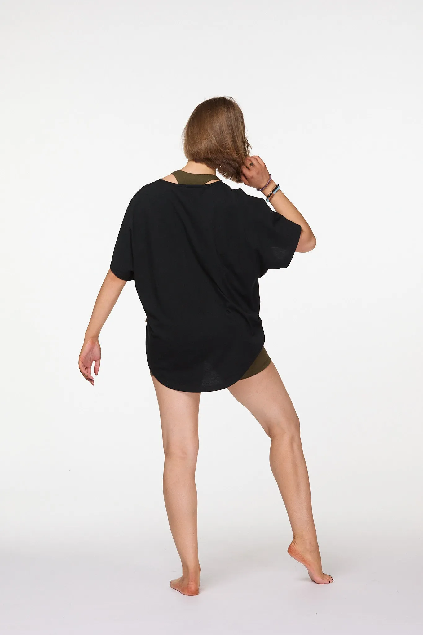 V-Neck T-Shirt | Black