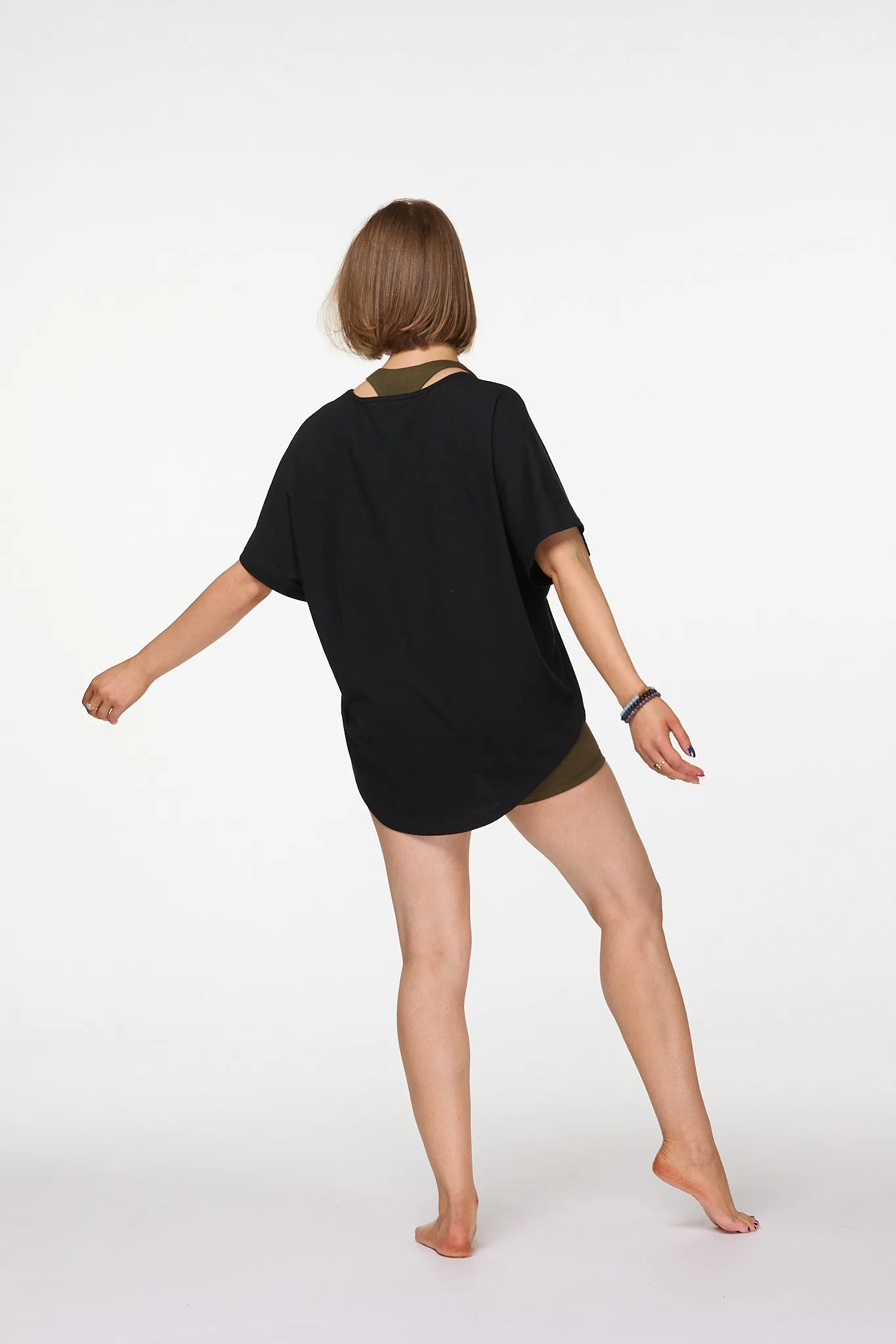 V-Neck T-Shirt | Black