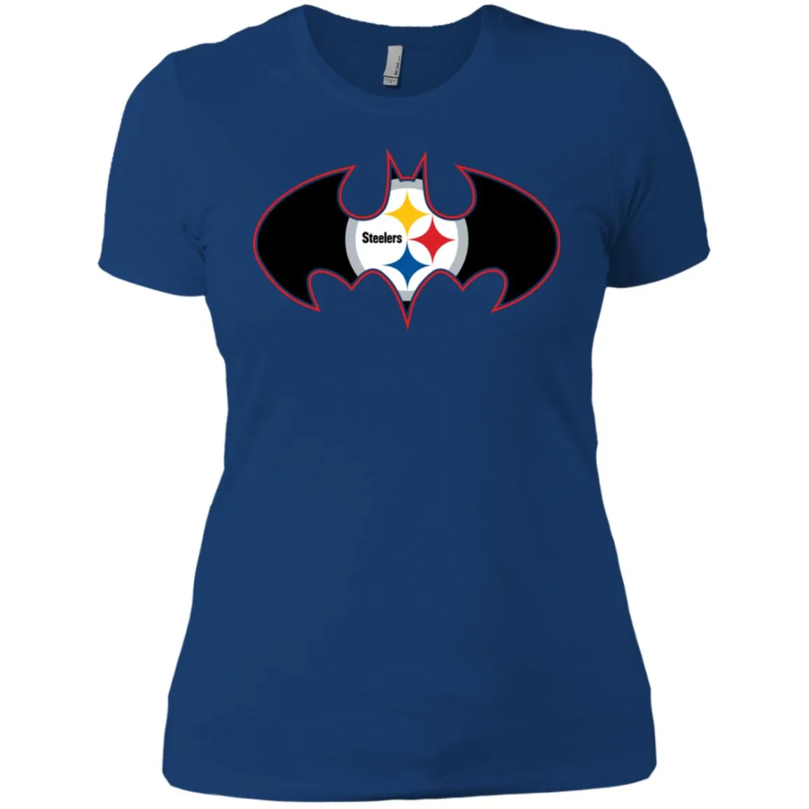 We Are The Pittsburgh Steelers Batman Nfl Mashup Women Cotton T-Shirt